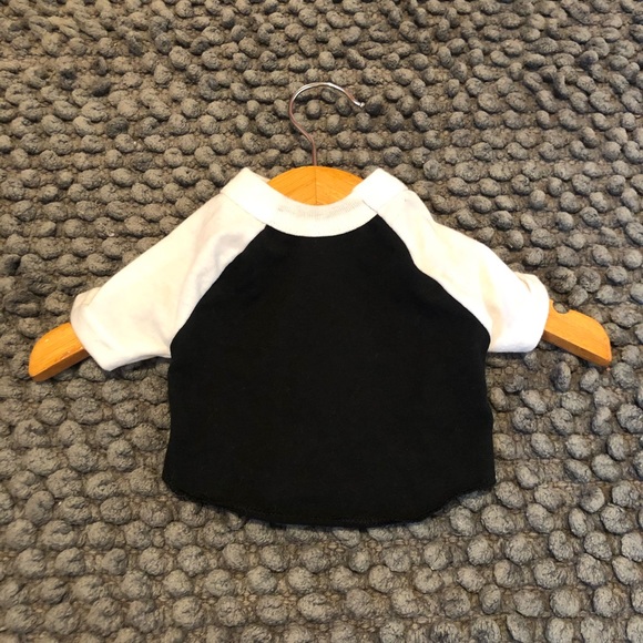 American Apparel Baseball Raglan Tee for Dogs